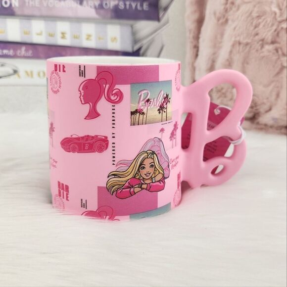 {Barbie} Pink Classic Coffee Mug - Picture 1 of 4